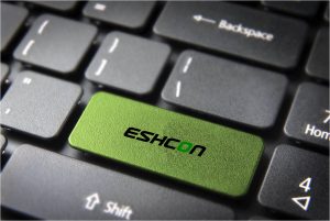 Eshcon Environmental Consultant - keyboard with Eshcon logo