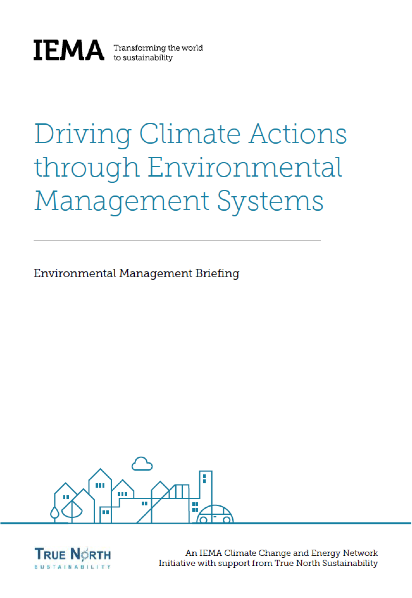 ISO 14001 & Climate Change IEMA guidance document